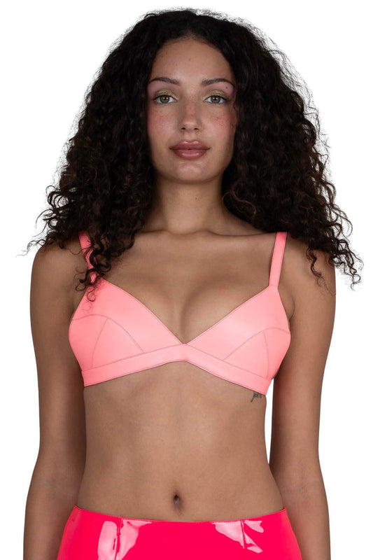 KOMIKO Jeffrey Campbell Bra Top Pink Neon