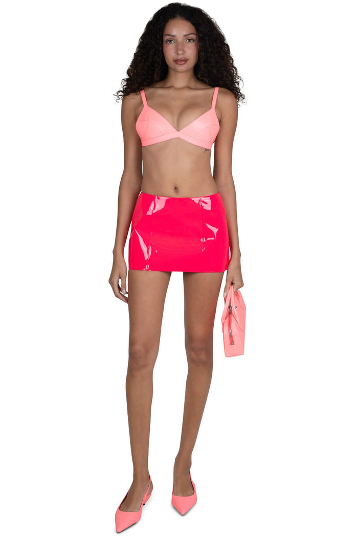 KOMIKO Jeffrey Campbell Bra Top Pink Neon