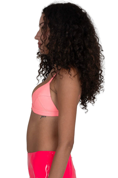 KOMIKO Jeffrey Campbell Bra Top Pink Neon