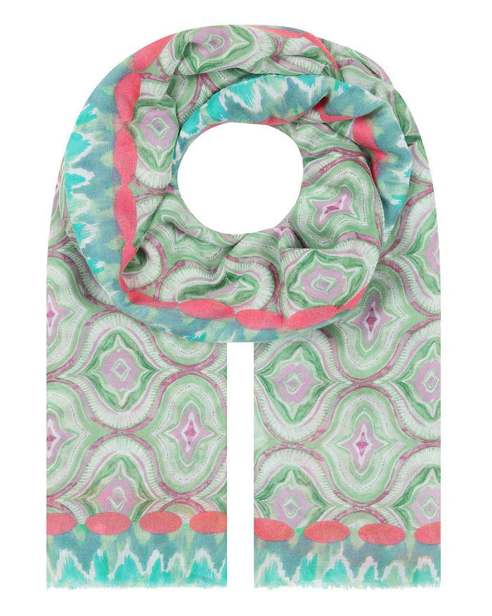 Kyla Platterned Viscose Scarf - Image 2 - Country Collection