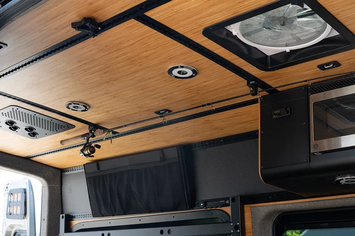 adventure van fishing rod storage