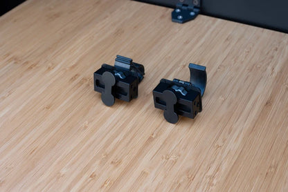 universal L track rod mount