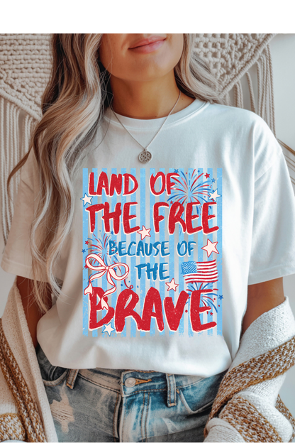 Land Of The Free Graphic Tee