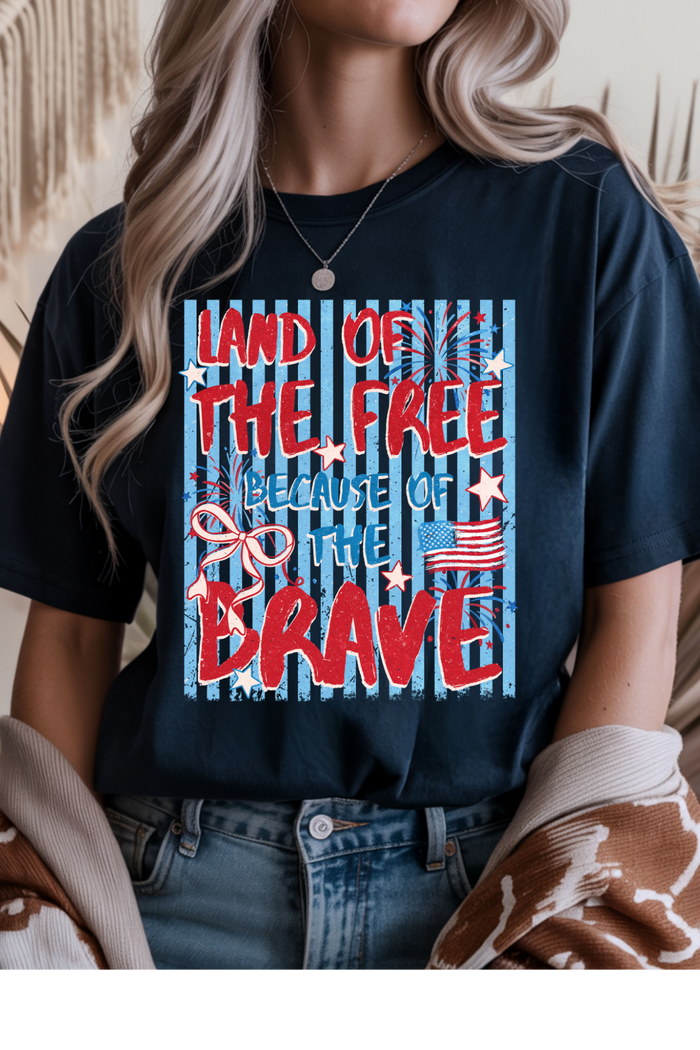 Land Of The Free Graphic Tee