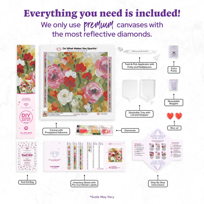 Lea's Garden - Diamond Art Club DIY Kit