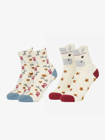 LeMieux Mini Character Socks 2 Pack