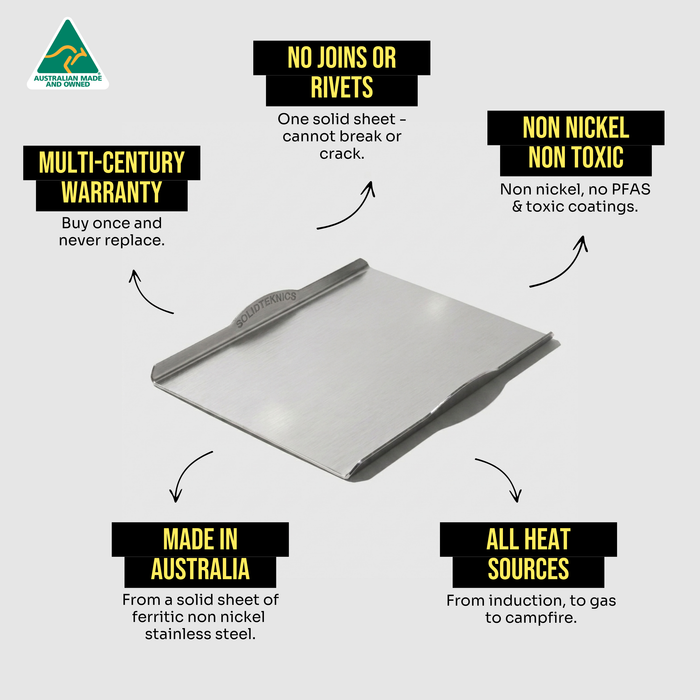 Lightweight Stainless Steel Baking Sheet