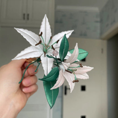 Lily Bespoke Hairpin - Silk Hairpin(Chanhua)
