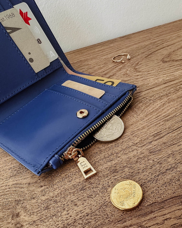 Lily Wallet - Ocean Blue