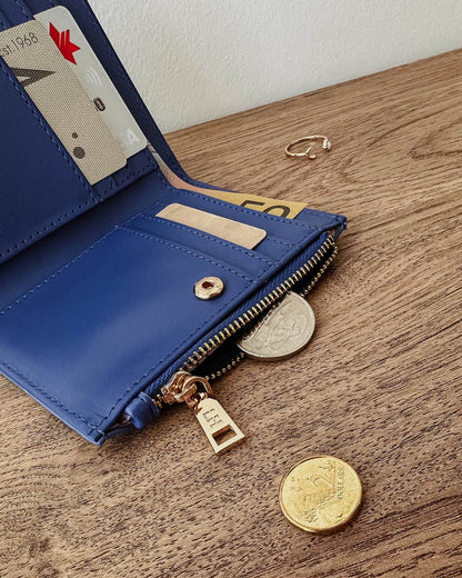Lily Wallet - Ocean Blue