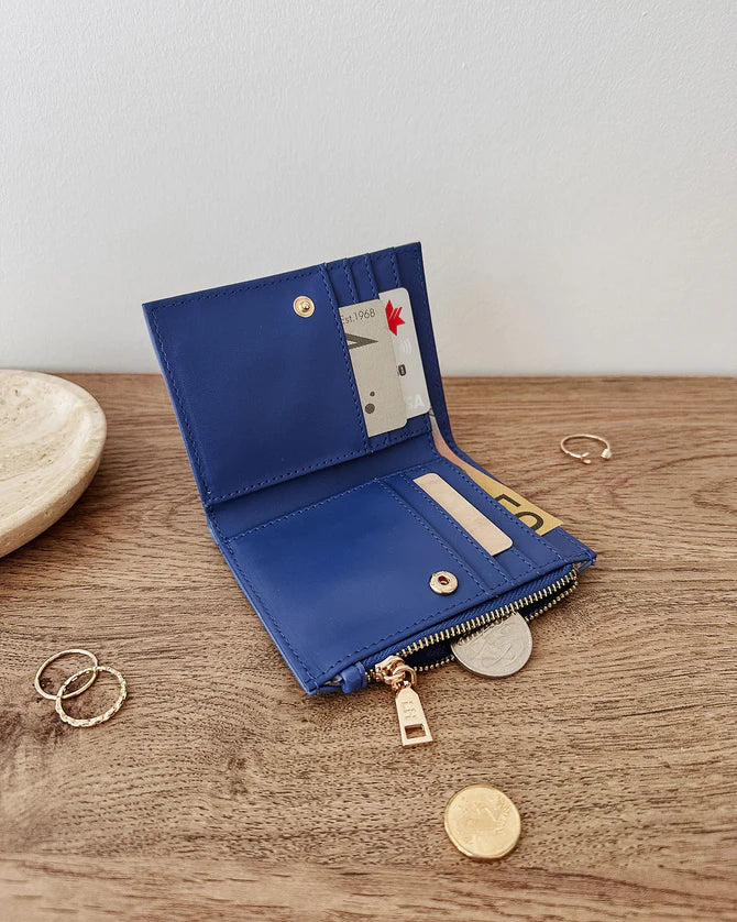 Lily Wallet - Ocean Blue