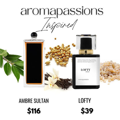 LOFTY | Inspired by SERGE LUTENS AMBRE SULTAN | Ambre Sultan Dupe Pheromone Perfume - aromapassions