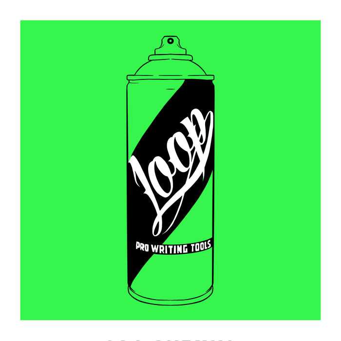 loop cans lucca green swatch