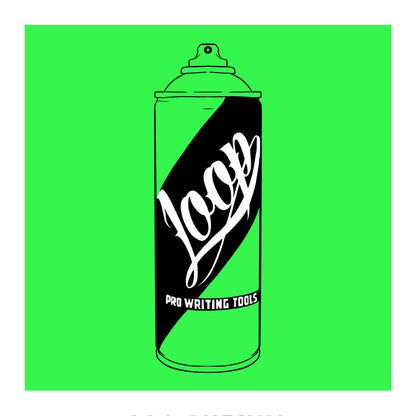loop cans lucca green swatch