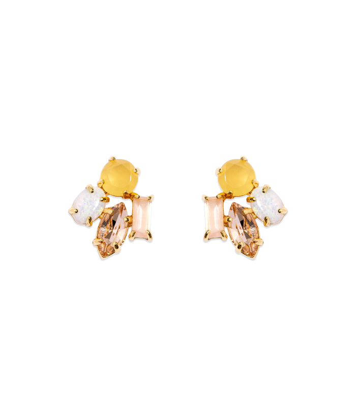 Loren Hope - Ridley Stud Earrings in Yellow