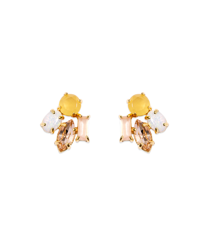 Loren Hope - Ridley Stud Earrings in Yellow