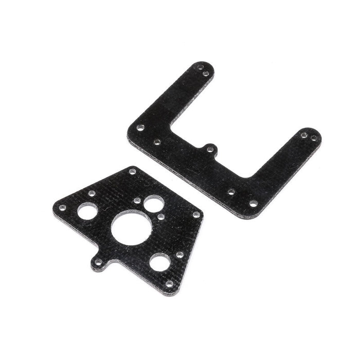 LOS214024	Front & Rear Shock Towers: Mini JRX2