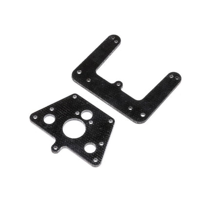 LOS214024	Front & Rear Shock Towers: Mini JRX2