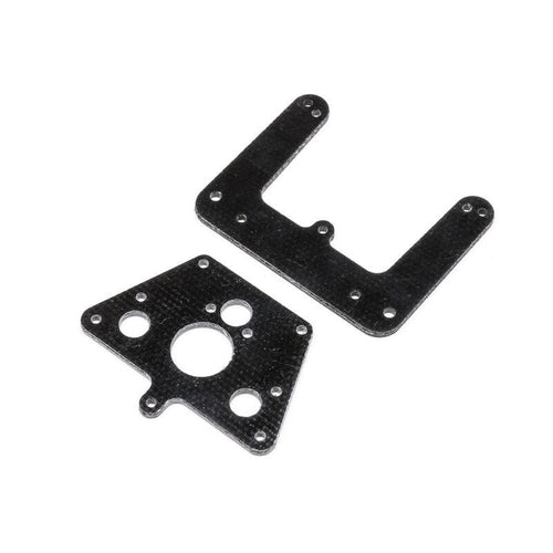 LOS214024	Front & Rear Shock Towers: Mini JRX2