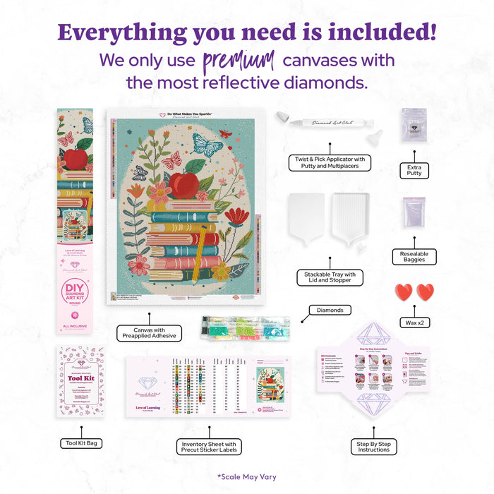 Love of Learning - Diamond Art Club DIY Kit