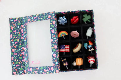 M4C  12 pc Floral Keepsake box