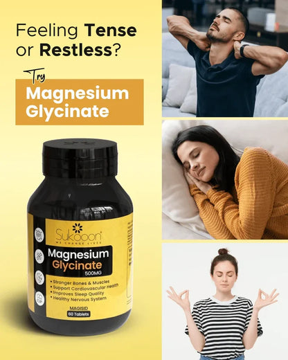 Magnesium Glycinate | Energy, Relaxation & Wellness Support