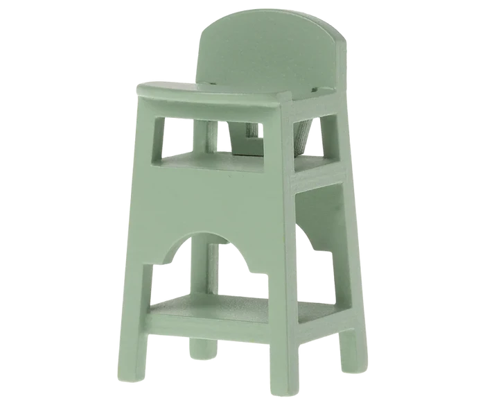 Maileg Mouse High Chair in Mint