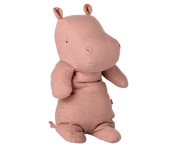Maileg Safari Friends Medium Hippo in Rose