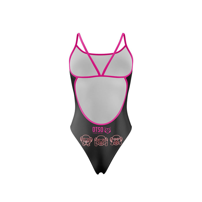Maillot Femme - Emoji Monkey Neon