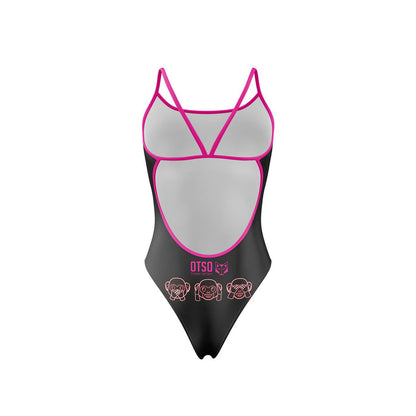 Maillot Femme - Emoji Monkey Neon