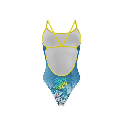 Maillot Femme - Swim Bike Run Flower