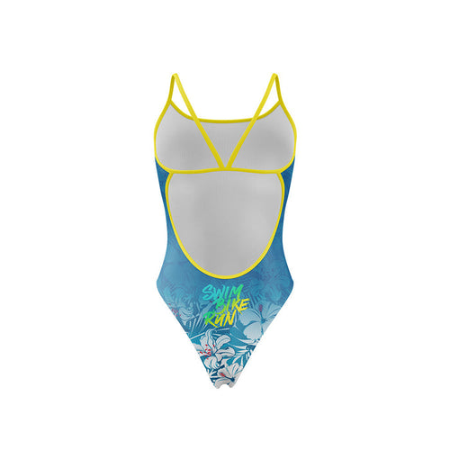 Maillot Femme - Swim Bike Run Flower