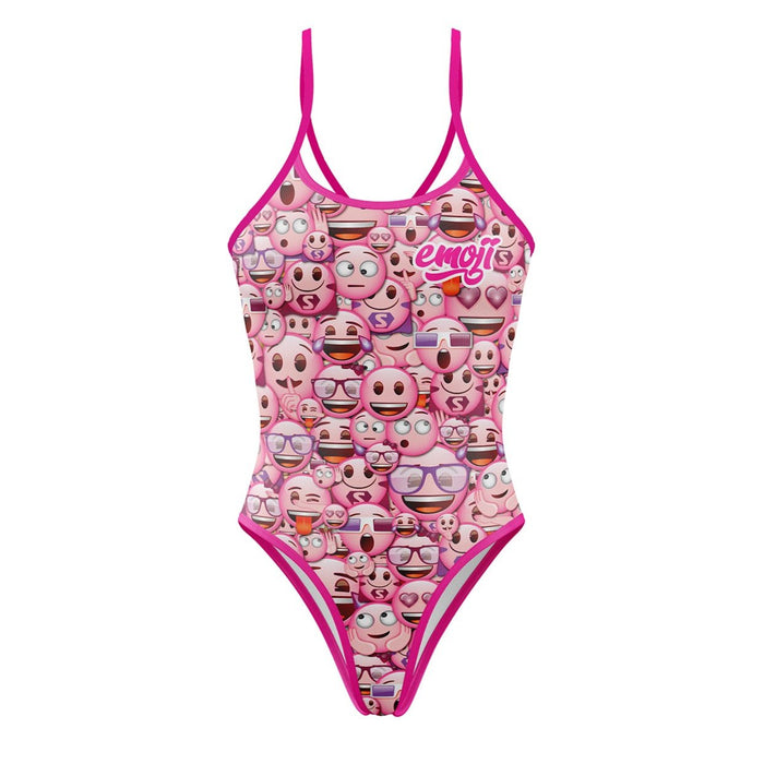 Maillot Femme- Emoji Classic Pink
