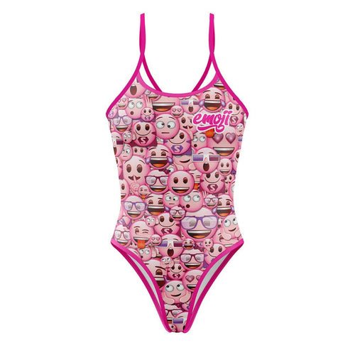 Maillot Femme- Emoji Classic Pink