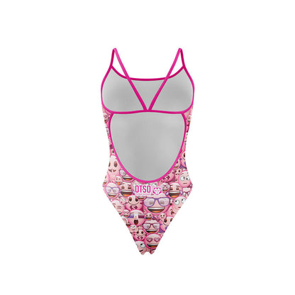 Maillot Femme- Emoji Classic Pink