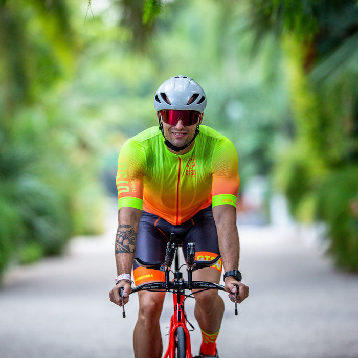 Maillot vélo Homme - Fluo Orange (Outlet)