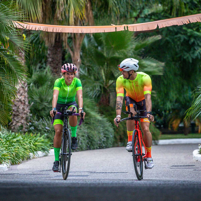 Maillot vélo Homme - Fluo Orange (Outlet)