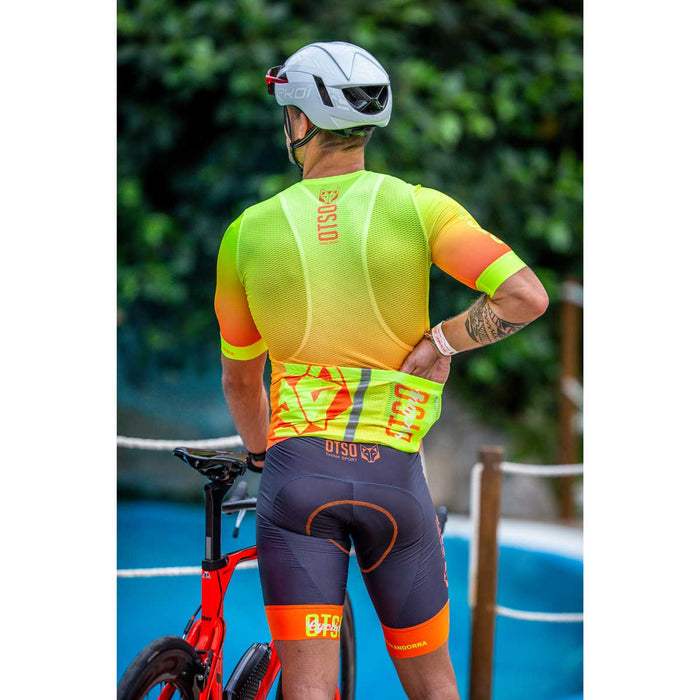 Maillot vélo Homme - Fluo Orange (Outlet)