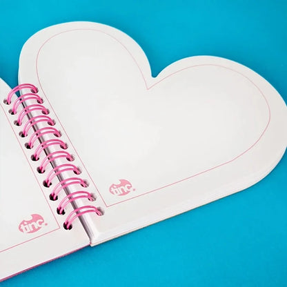 Mallo Heart-Padded Notebook for Writing & Sketching – A5