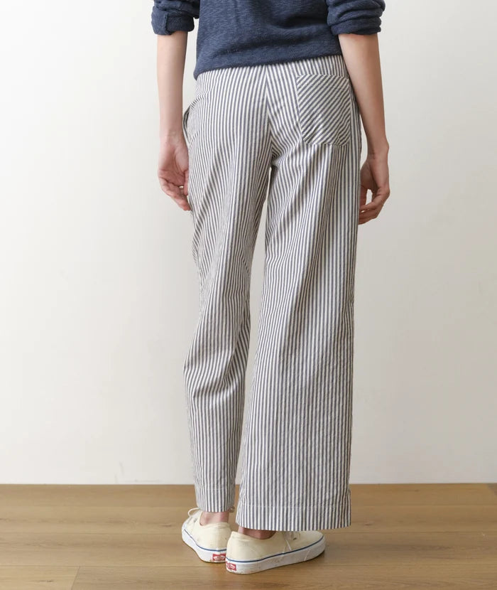 Marisol Boxer Pant Blue Stripe