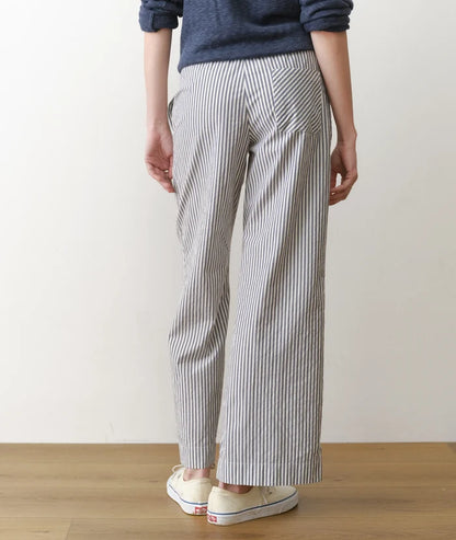 Marisol Boxer Pant Blue Stripe
