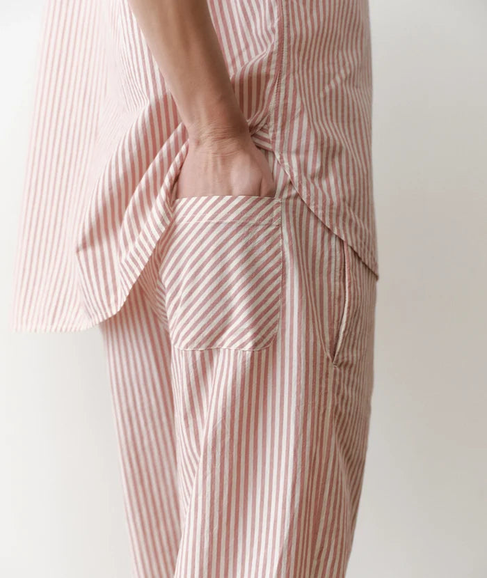 Marisol Boxer Pant Clay Stripe