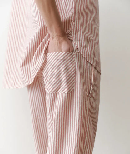 Marisol Boxer Pant Clay Stripe