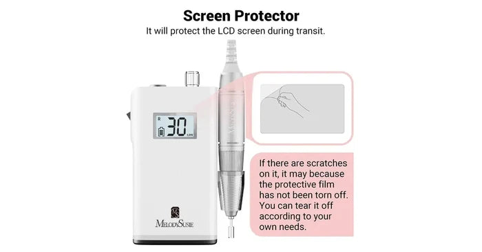 MelodySusie Scamander Rechargeable Nail Drill (white)