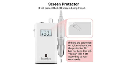 MelodySusie Scamander Rechargeable Nail Drill (white)