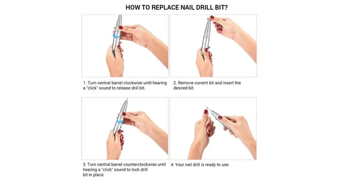 MelodySusie Scamander Rechargeable Nail Drill (white)