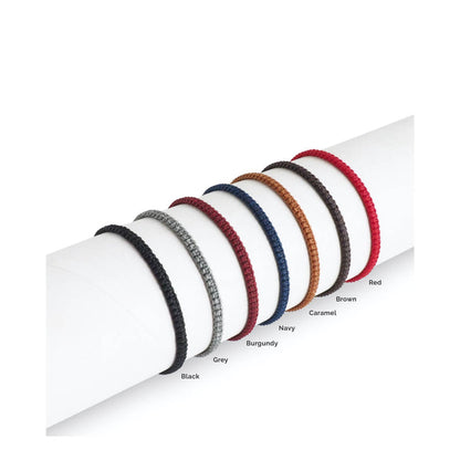 Men's Thin Macrame Surfer Bracelet | Adjustable & Waterproof: Navy Blue - Olita Gifts & Goods