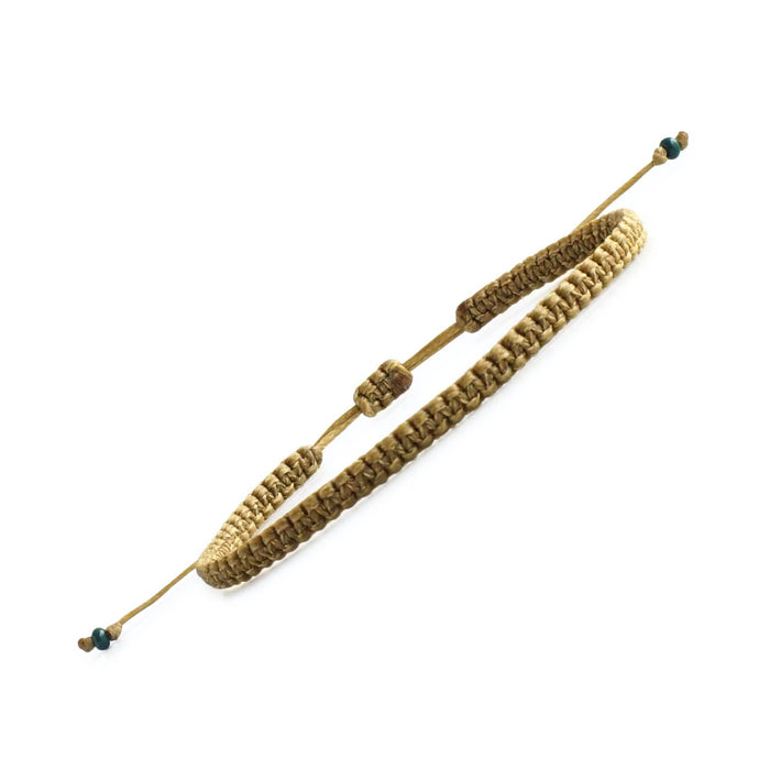 Men's Thin Macrame Surfer Bracelet | Adjustable & Waterproof: Navy Blue - Olita Gifts & Goods