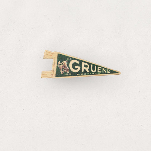 Merc Rodeo Poster Leather Pennant Pin #9-10P
