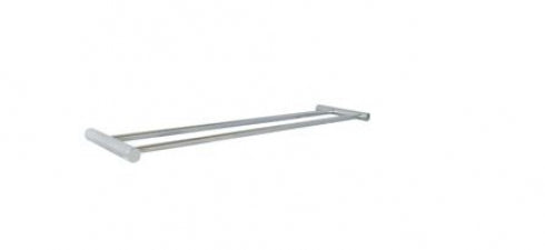 Metlam Lawson ML6016 Double Towel Rail Round Mounting